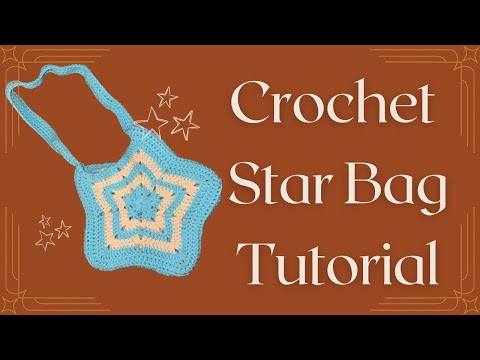 Видео: Мастер-класс по вязанию крючком сумки-звезды | Просто и подробно