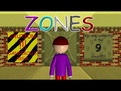 Видео: Опасные зоны || Baldi's Basics Plus Mods 3 Часть ||
