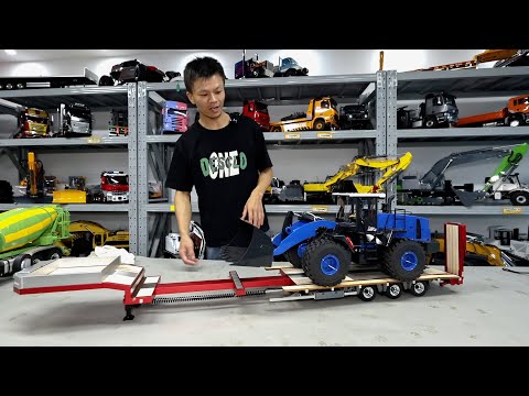 Видео: Радиоуправляемый прицеп NX 3 оси уже в наличии.