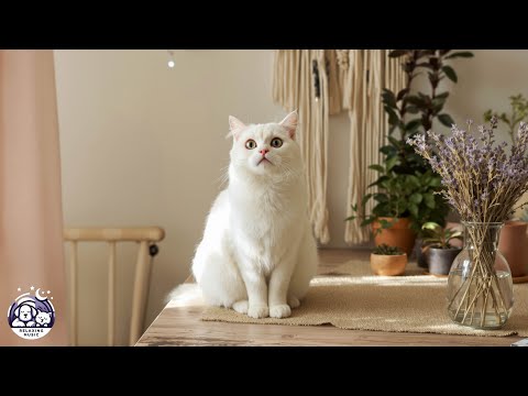 Видео: Успокаивающая музыка для кошек 🐾 Нежные мяукающие звуки для сна, которые снимут беспокойство и сд...