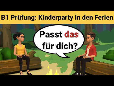 Видео: Устный экзамен по немецкому языку B1 | Планируем что-то вместе/диалог | Разговор Часть 3