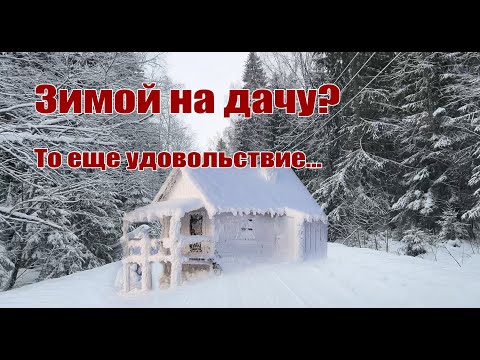 Видео: Приехал на дачу зимой, меня хватило не на долго...