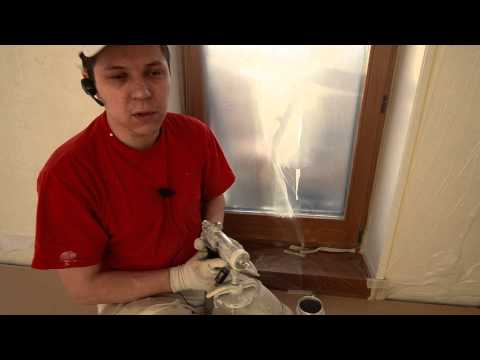 Видео: окраска откосов с помощью турбины Graco turboforce 9,5