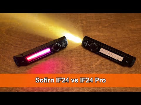 Видео: Маленькие и яркие!SST40 vs SFT40!Сравнение фонарей от Sofirn IF24 и IF24 Pro!Тест на дальность луча!