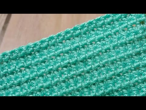 Видео: 👏 СЛУЧАЙНО НАШЛА КЛАССНЫЙ ДВУХСТОРОННИЙ УЗОР 🧶 Вязание крючком #crochet