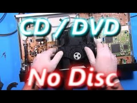 Видео: Исправление ошибки проигрывателя Sony DVD / CD "No Disc".