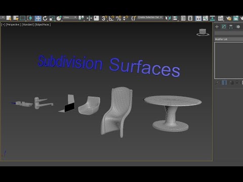 Видео: 42 Subdivision Surfaces Поверхностное разбиение 3ds Max