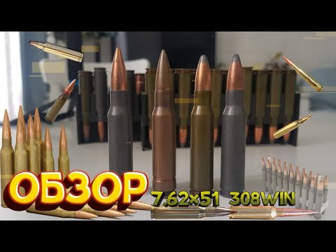 Видео: Обзор патронов 308 WIN 7.62×51