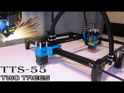 Видео: Лазер с ЧПУ - Two Trees TTS-55 (обзор)