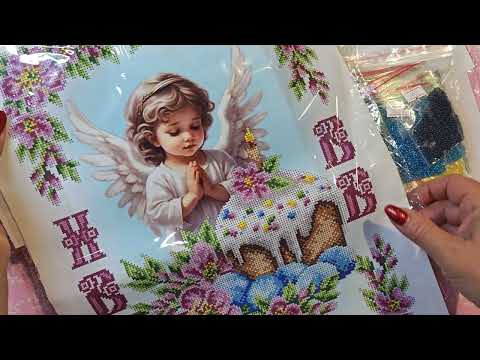 Видео: Комплекты для вышивки пасхальных рушников и бантов
