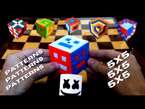 Видео: 11 УДИВИТЕЛЬНЫХ УЗОРОВ для кубика 5x5 (куб в кубе, шахматный куб, спираль, суперфлип и другие)