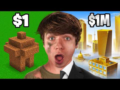 Видео: Город в Minecraft за $1 vs $1,000,000!