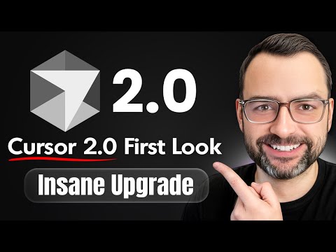 Видео: Cursor 2.0 — это просто безумие: первый взгляд на мультиагенты, новую в 4 раза более быструю моде...