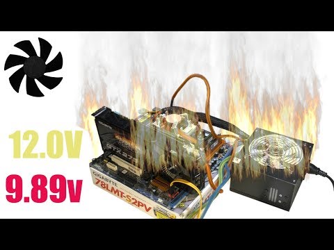 Видео: Просадка по 12 вольтовой линии В блоке питания