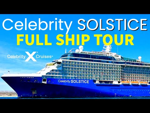 Видео: Круизный тур на лайнере Celebrity Solstice 2023 | Полное прохождение лайнера в формате 4K