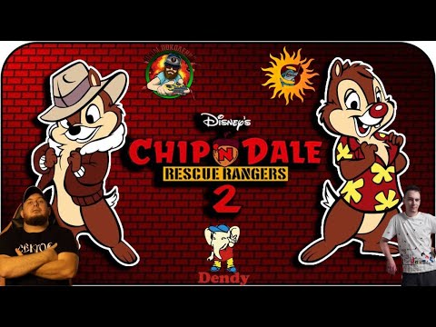 Видео: Chip ’n Dale Rescue Rangers 2(NES) Полное прохождение в коопе с Shecool