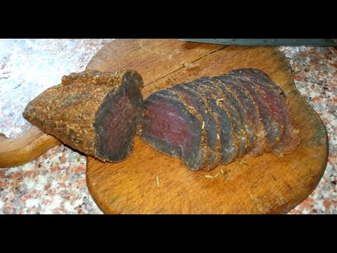 Видео: сыровяленое мясо в домашних условиях / dry cured meat at home