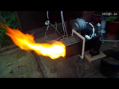 Видео: Самодельная пеллетная горелка / Homemade pellet burner