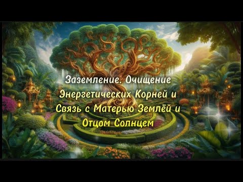 Видео: Медитация " Заземление. Очищение Энергетических Корней и Связь с Матерью Землей и Отцом Солнцем"