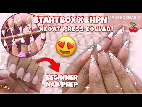 Видео: ПРОБУЕМ КОЛЛАБ BTARTBOX x LHPN XCOAT PRESS NAILS! 💗🍒 | ПРОСТАЯ ПОДГОТОВКА И НАНЕСЕНИЕ (ПОЛНЫЙ НАБ...