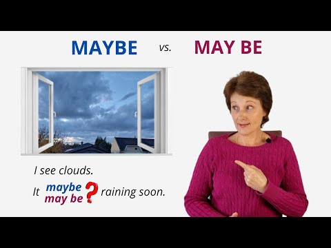 Видео: Maybe or May be – В чем разница?-  Confusing words  – DA English
