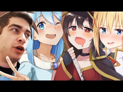 Видео: ККОНОСУБА ЗА 14 МИНУТ - ИЛИ РЕАКЦИЯ НА АНИМЕ БОГИНЯ БЛАГОСЛОВЛЯЕТ ЭТОТ ПРЕКРАСНЫЙ МИР / Флаттер Грин