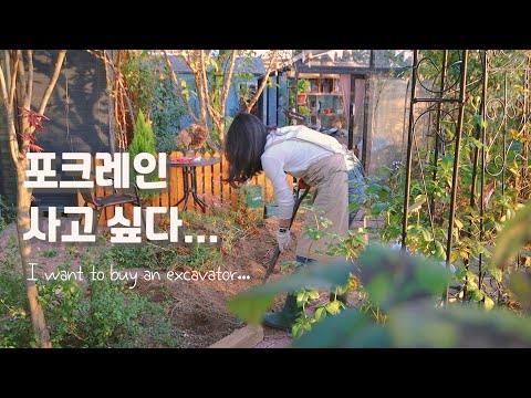 Видео: Поздняя осень садоводство, которое готовит и лопатирует почву цветочного леса следующего года заране