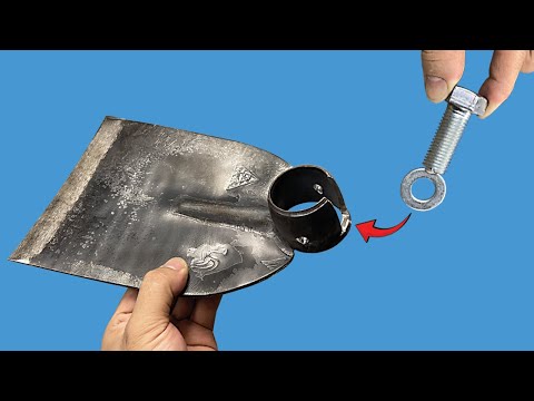 Видео: Изобретение садовода! Превращаем мотыгу в лопату за 3 минуты