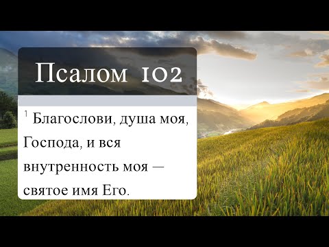 Видео: Псалом 102