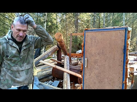 Видео: Ремонт избы. Когда что-то пошло не так. Гон лося.