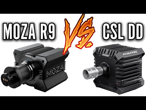 Видео: Fanatec CSL DD vs Moza R9. Тестирование лоб в лоб. Технический стрим.