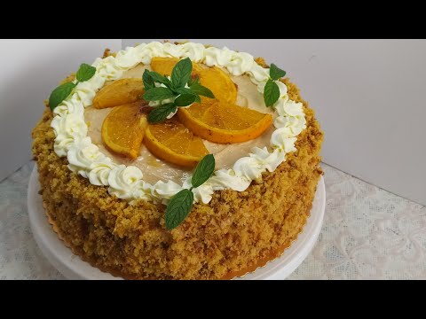 Видео: Морковный торт 🎂 с карамелизированными апельсинами