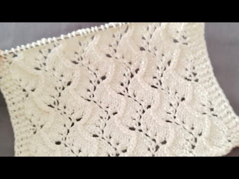 Видео: Красивый ажурный узор спицами.