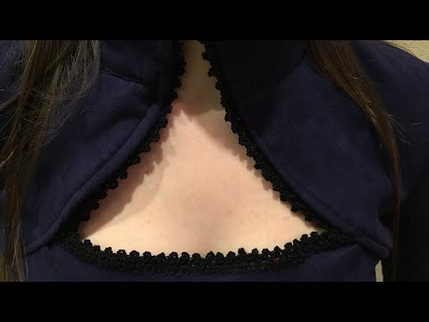 Видео: Дала вторую жизнь платью//обвязываю декольте крючком//получилось очень  хорошо и элегантно