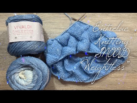 Видео: ЭНТЕРЛАК СПИЦАМИ В КРУГОВУЮ / Воздушный СНУД "Weightless" часть 1 / ENTRELAC  knitted snood