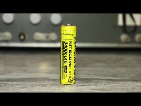 Видео: NCR18650B 3400mAh через 8 лет...
