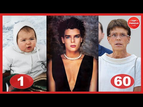 Видео: Принцесса Монако Стефания сквозь годы ⭐ Трансформация от детства до 60 лет