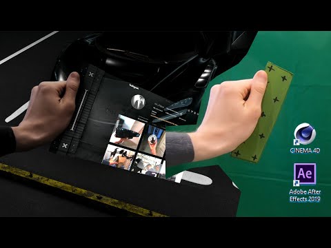 Видео: Создаём планшет будущего - 3D Tracking объектов - Cinema 4D - After Effects