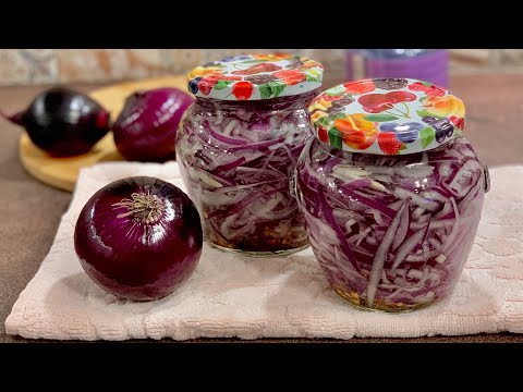 Видео: Маринован червен лук - за месо, риба, салати.../ Маринованный лук - к мясу, рыбе, салатам, шашлыкам