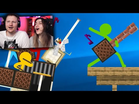 Видео: Анимация против Майнкрафта (эпизод 16) Note Block Battle - Animation vs  Minecraft Ep.16 | РЕАКЦИЯ