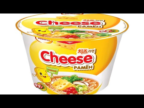 Видео: Обзор, На Лапшу из Японии Со Вкусом, Сыра.