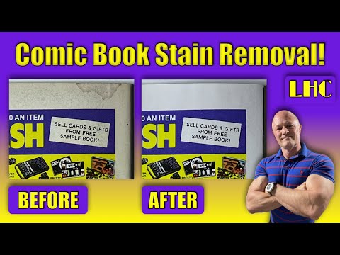 Видео: Раскрыто: безопасное и эффективное удаление пятен от комиксов!