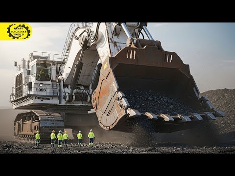 Видео: БЕЗУМНЫЕ горнодобывающие машины в действии | Огромные самосвалы и экскаваторы в действии
