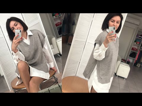 Видео: Жилет без боковых швов с у образным вырезом