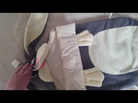 Видео: Летний конверт для новорожденного на выписку и в коляску от Baby Goldfinch