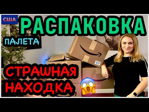 Видео: Испугались, когда открыли коробку😱Страшно! Но…потом😁 Распаковка палета. Amazon. США. Флорида