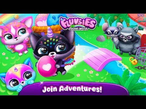 Видео: Fluvsies Pocket World спасение питомцев, Мини игры, борьба с Злодеями и многое другое!