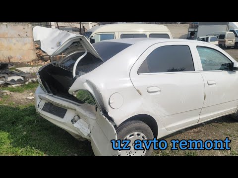 Видео: BODY REPAIR COBALT JIDDIY URILGAN. СТРАШНО РАЗБИТАЯ КОБАЛТ КУЗОВНОЙ РЕМОНТ.
