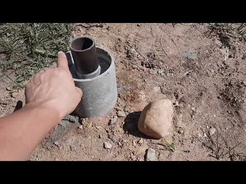 Видео: Фундамент для навеса 5м×4м и материал (день 1-2): стройматериал и фундамент под шесть столбов.