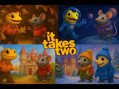 Видео: It Takes Two #2 — Один мозг на двоих: выжить любой ценой